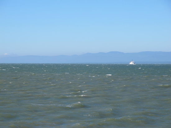 Da kommt unsere Fähre