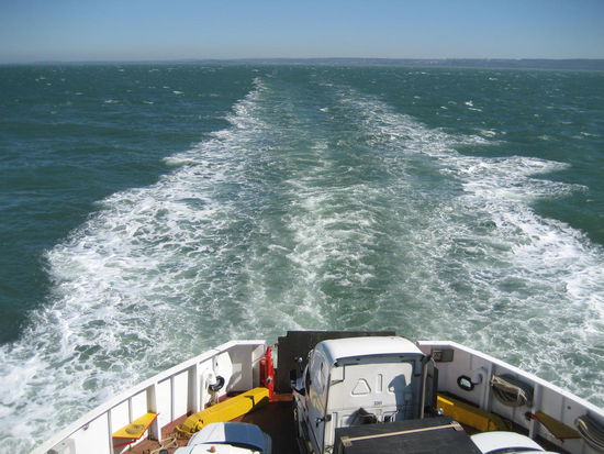 Auf der Fähre nach Saint-Siméon