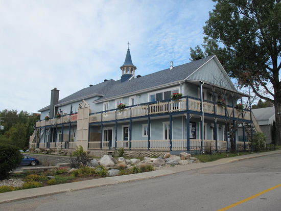 Auf dem Weg zum Hafen in Tadoussac