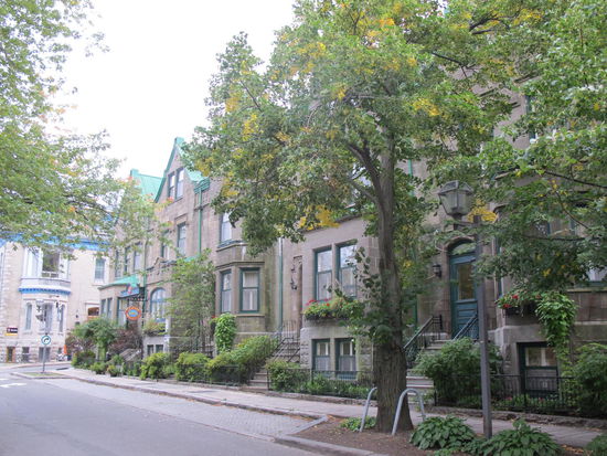 Die Straße unseres Hotels