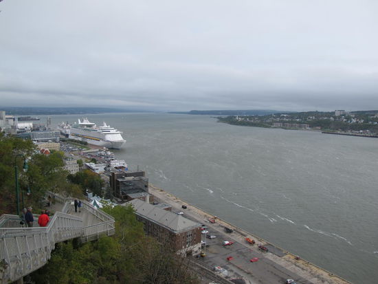 Sankt Lorenz Strom von unterhalb der Zitadelle