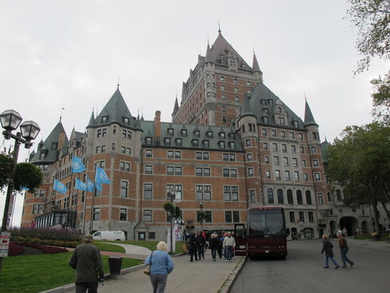 Château Frontenac von der Seite