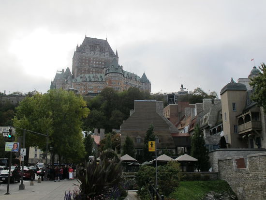 Château Frontenac mit einem Teil der Unterstadt