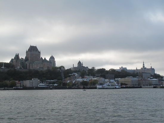 Château Frontenac und die Unterstadt