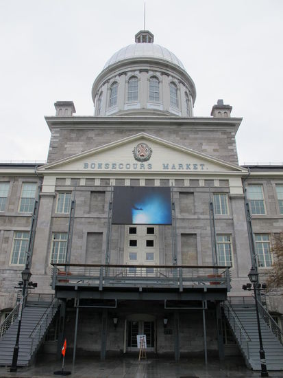 Haupteingang des Marché Bonsecours