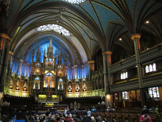 Der Altar der Basilique Notre-Dame de Montréal