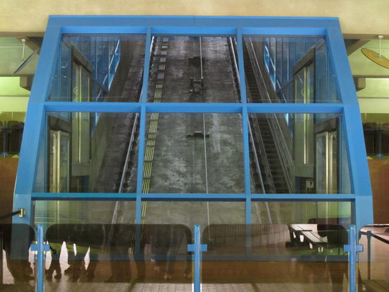 Gleich kommt die Gondel an