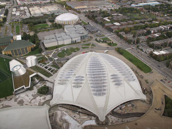 Das Biodôme de Montréal, früher das Velodrom u.a. für die Bahnradwettbewerbe