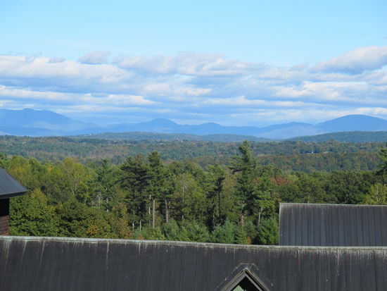 In der Ferne die ersten Ausläufer der White Mountains