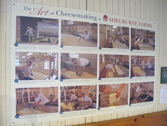 In der Käserei der Shelburne Farms