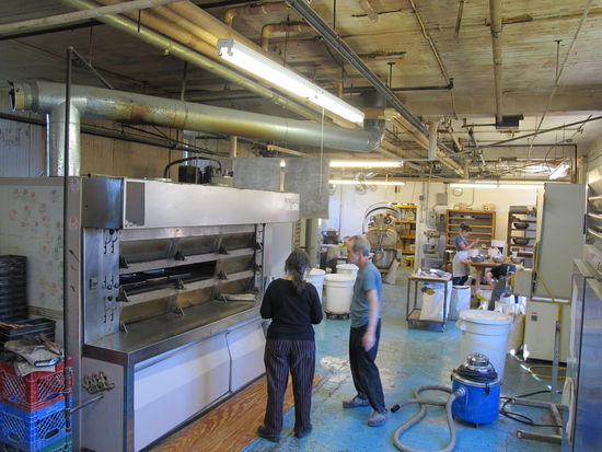 In der Bäckerei der Shelburne Farms