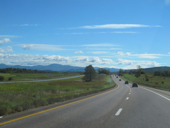 Auf der I89 nach Waterbury