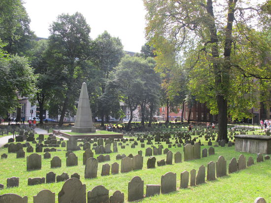 Ein Teil des Granary Burying Ground