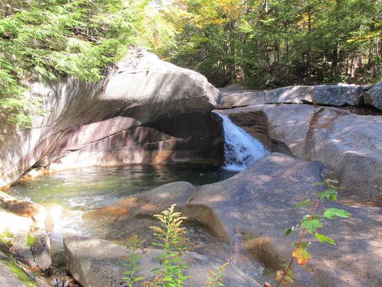 Das "Basin" im Franconia Notch State Park...