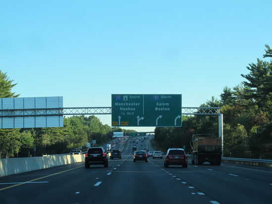 Bald wieder ungefähr auf der Höhe von Boston