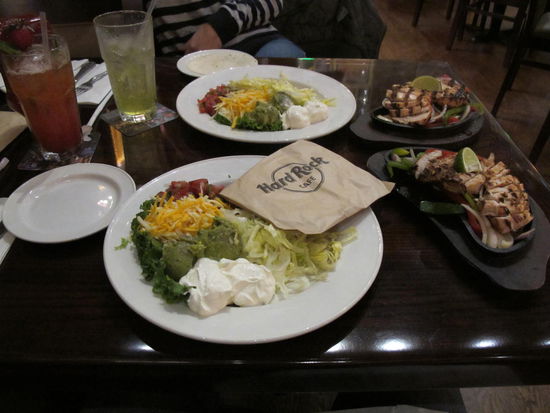 Leckeres Abendessen im HRC Foxwoods