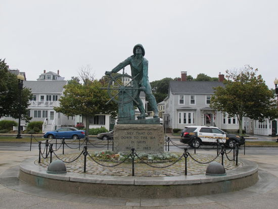 Denkmal für ertrunkene Fischer in Gloucester