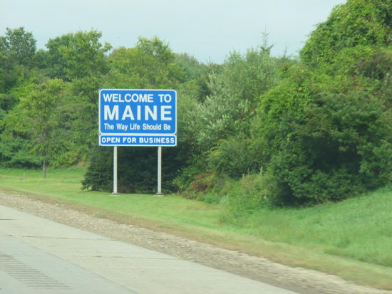 Angekommen in Maine