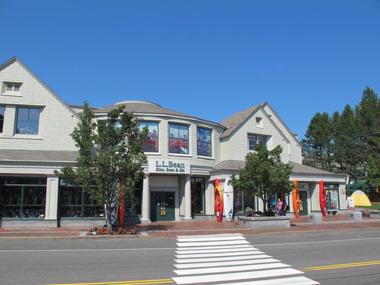 Ein Teil des L.L. Bean Shops in Freeport