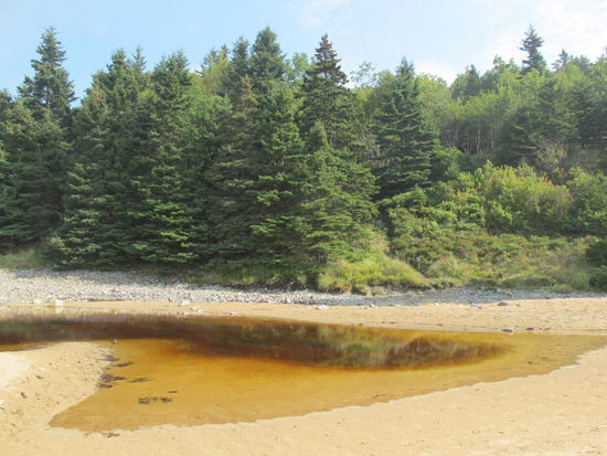 Sand Beach Richtung Landesinnere