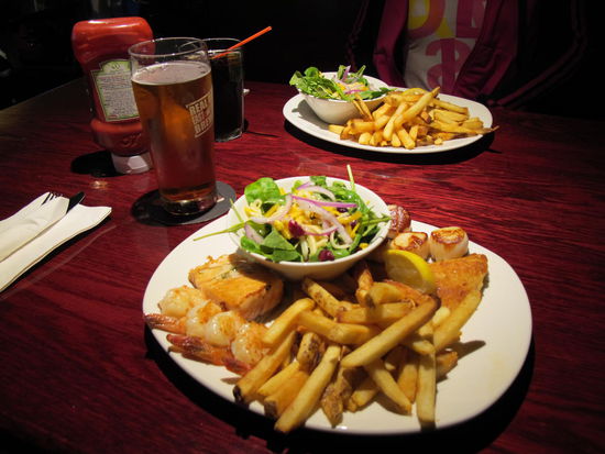 Leckeres Essen im Grand Banker Restaurant