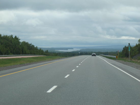 Auf dem Weg zur Cape Breton Island