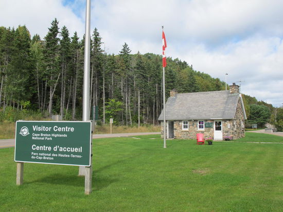 Einfahrt zum Cape Breton Highlands National Park