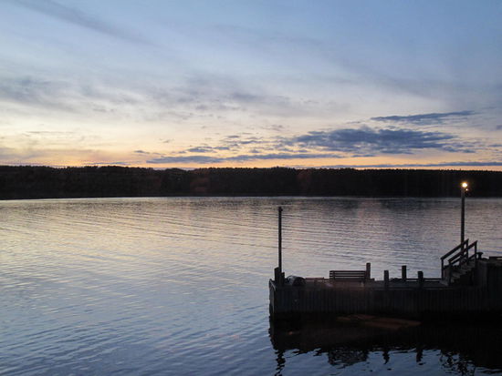 Ausblick beim Abendessen