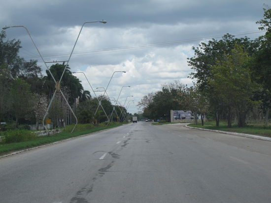 Kurze Durchfahrt von Sancti Spiritus (der gleichnamigen Stadt in der Provinz)