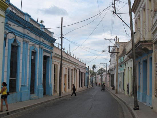 Typisches Straßenbild in Camagüey bzw. Kuba