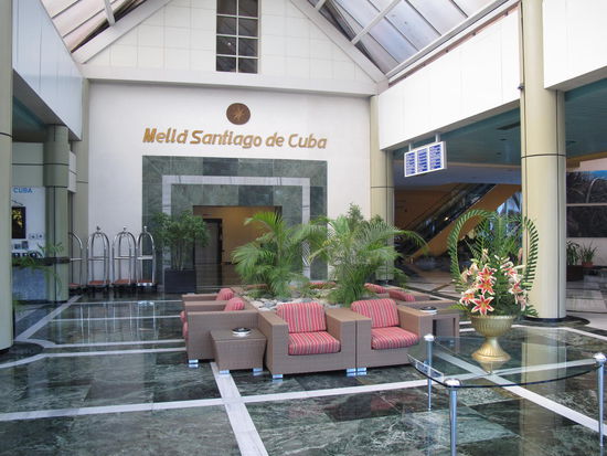 Im Lobbybereich des Hotels