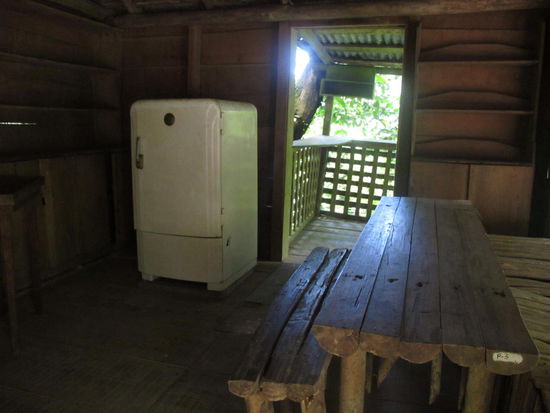 Kühlschrank in Fidels Hütte