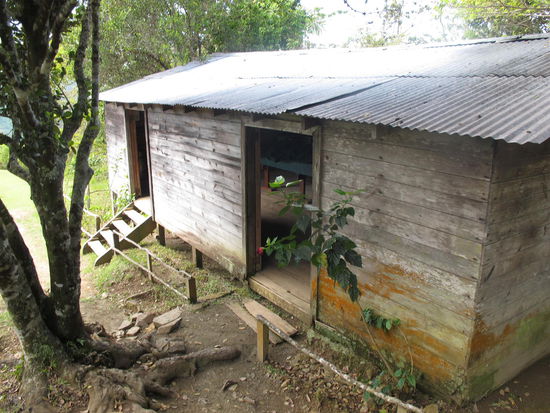 Als "Museum" umfunktionierte Hütte...