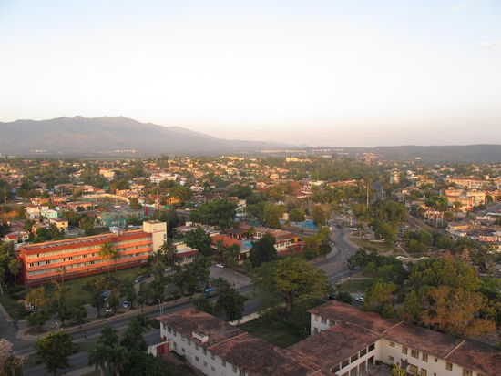 Blick auf Santiago de Cuba