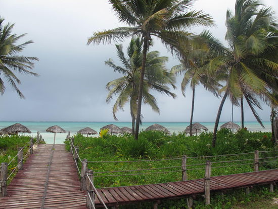 Weg zum Strand