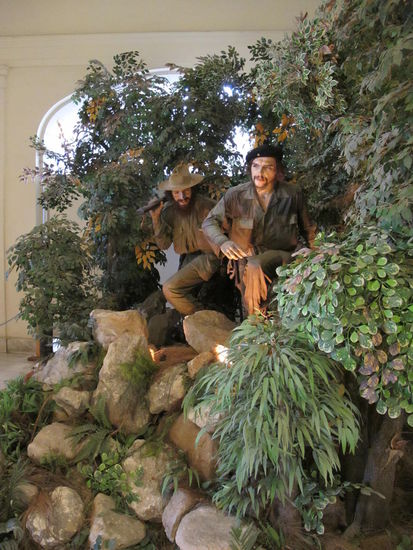 Cienfuegos und Che als Wachsfiguren