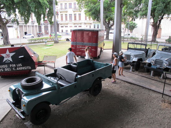 In dem Jeep ist Fidel gefahren