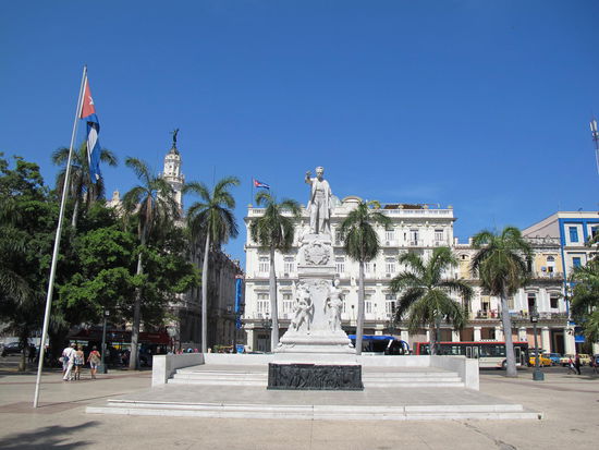 Jose Marti im Parque Central