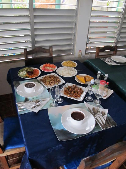 Leckeres Abendessen in der Casa Kiki