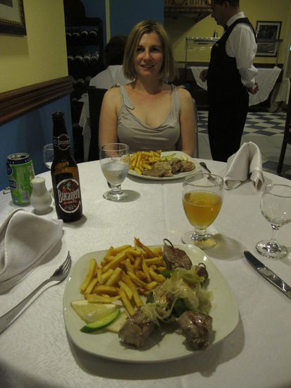 Abendessen im Hotel