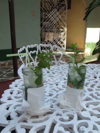 Ein kleiner Mojito vorm Essen