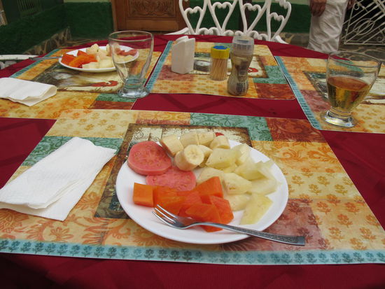 Und schließlich der Nachtisch