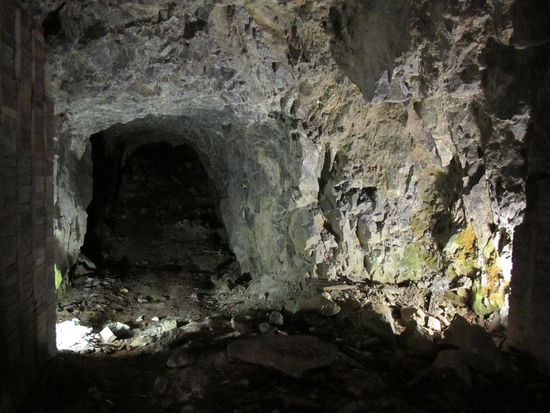 Unfertiges Bunkerende