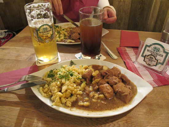 Leckeres Salzburger Bierfleisch