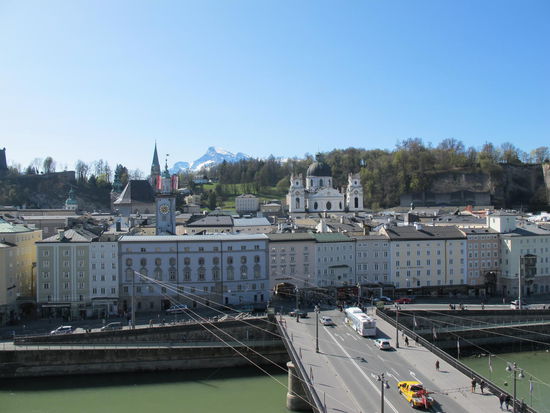 Blick von der Dachterterrasse des Hotel Stein