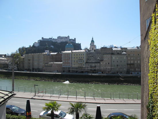 Festung Hohensalzburg von der Steingasse aus