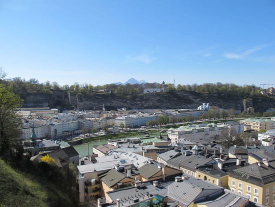 Blick auf Salzburg vom Kapuzinerberg