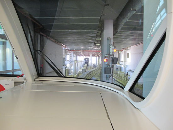 In der Monorail auf der Palm Jumeirah