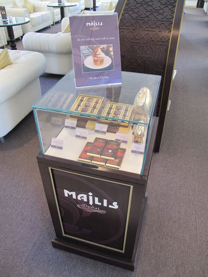 Eine Auswahl von Kamelschokolade