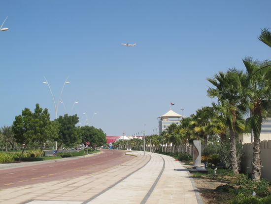 Auf dem Weg zur Ferrari World